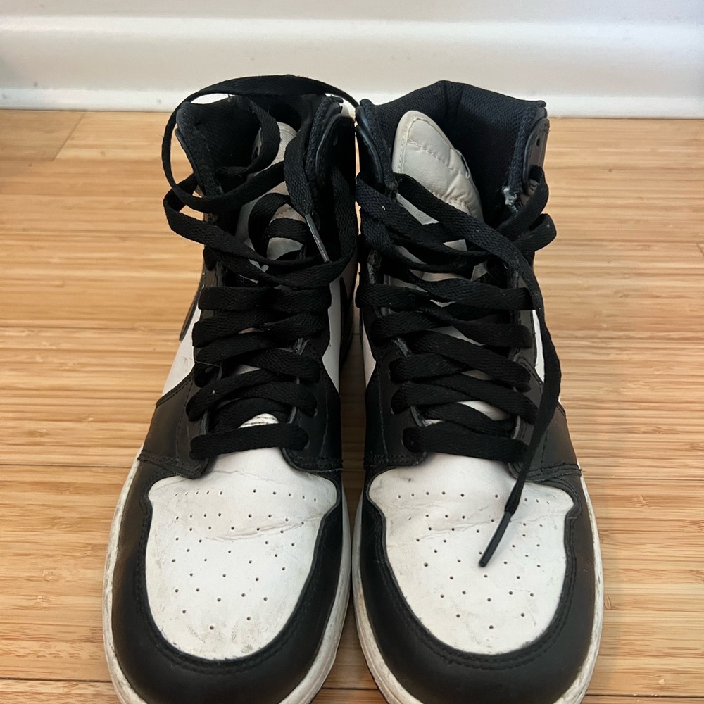 Nike Panda Black and White High-Top Sneakers